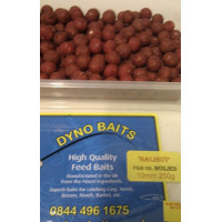 10MM HIGH GRADE HALIBUT FISH FLAVOURED MINI BOILIES 250g TUB ( DYNO BAITS )